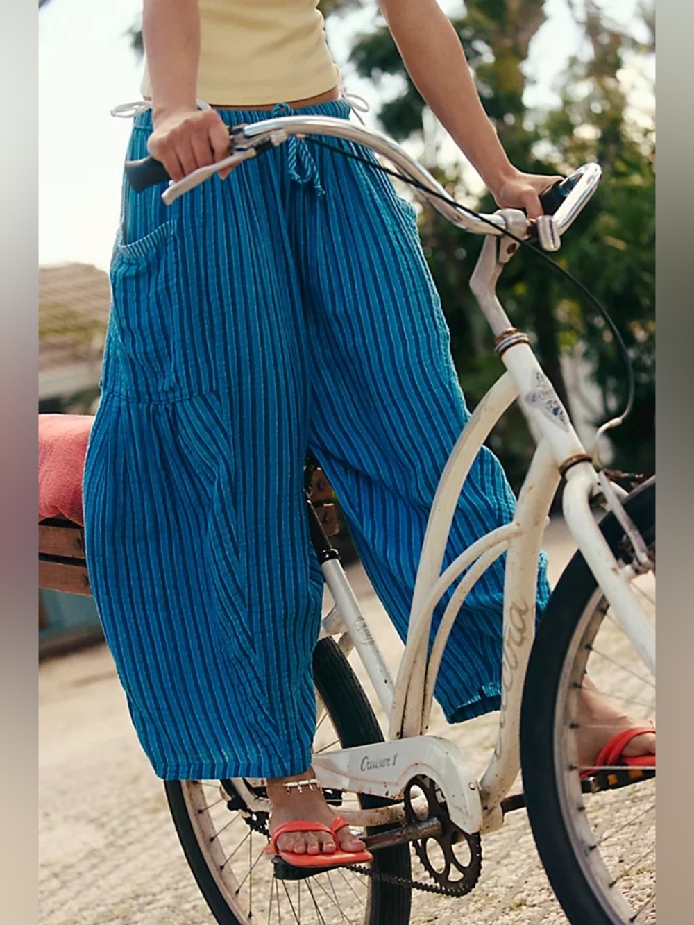 Free People Quinn Striped Pants